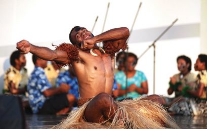 Fiji Islands Aborigine Tribal Dance