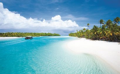 cook islands aitutaki lagoon passage to one foot island