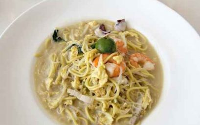 Hokkien Fry Noodles with Prawns and Squid