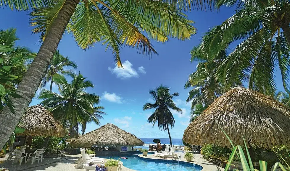 cook islands rarotonga club raro swimming pool