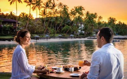 fiji coral coast the warwick fiji romantic sunset dinner
