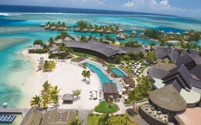tahiti moorea intercontinental moorea resort and spa aerial view