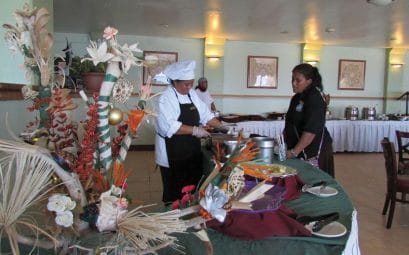 micronesia marshall islands marshall islands resort breakfast spread