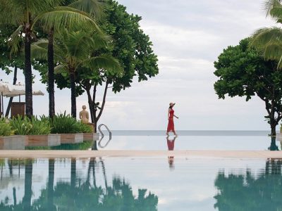 thailand koh lanta layana resort and spa walking by the pool