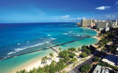 hawaii oahu waikiki beach marriott resort and spa aeriel view