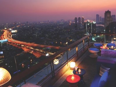 thailand bangkok mode sathorn hotel night view of bangkok