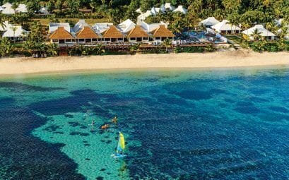 fiji tokoriki island sheraton resort and spa aeriel view