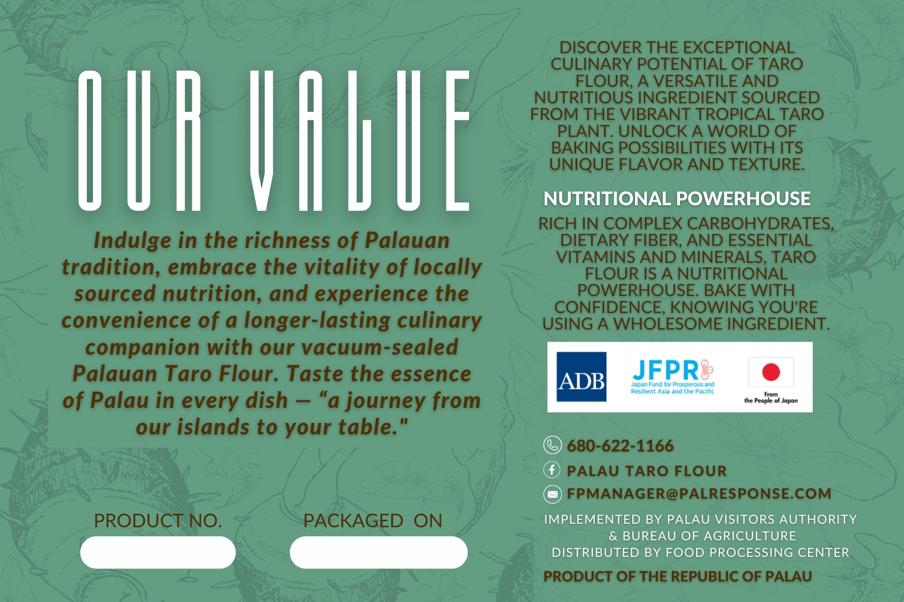 taro food processing